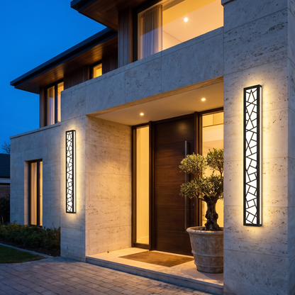LED Long Wall Light Bird's Nest - luxury home exterior