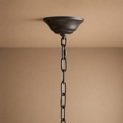 Luxury Crystal Leaf Round Chandelier