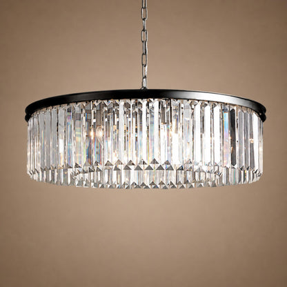 Large 84cm Round K9 Crystal Chandelier