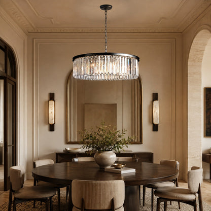 Large 84cm Round K9 Crystal Chandelier