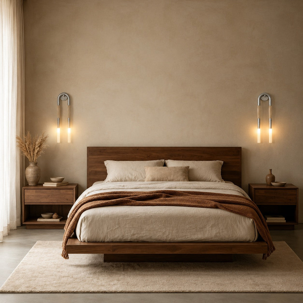 Double Head Wall Sconce Adjustable Wall Mounted LED