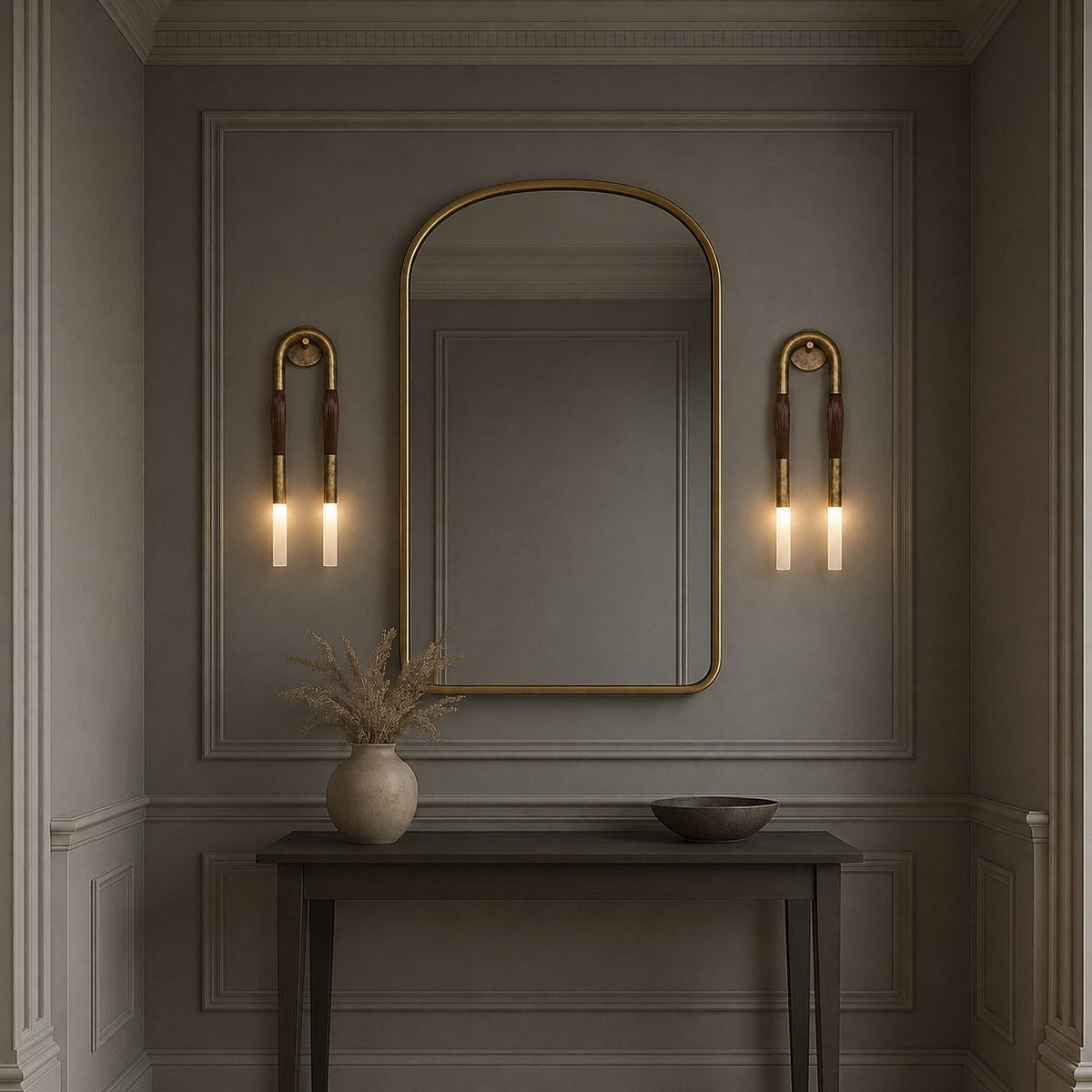 Double Head Wall Sconce Adjustable Wall Mounted LED