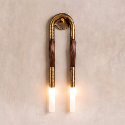 Double Head Wall Sconce Adjustable Wall Mounted LED